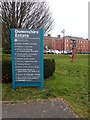 J4944 : South Eastern Health and Social Care Trust direction board on  the Downshire Estate by Eric Jones