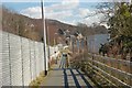 Cyclepath approaching Galashiels