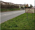 Western boundary of Pwll, Carmarthenshire