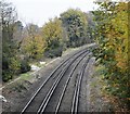 Railway line through Ewell