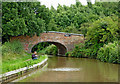 Grange Road Bridge north of Hartshill in Warwickshire