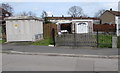 Older and newer electricity cabinets, Green Willows, Oakfield, Cwmbran