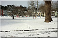 Crownhill Park, Torquay, in the snow