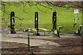 TQ4376 : Outdoor gym - Oxleas Wood by Stephen McKay