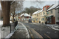 Sherwell Valley Road, Chelston, in the snow