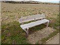 TA1974 : Memorial bench at Bempton Cliffs RSPB Reserve by Oliver Dixon