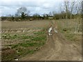 SK6609 : Farm track off Barkby Holt Lane by Alan Murray-Rust