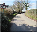 West along the minor road from Gaerllwyd to Earlswood, Monmouthshire