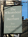 SD4979 : Sign for The Wheatsheaf Inn at Beetham by Karl and Ali