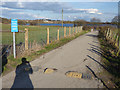 Ardsley Reservoir: access road