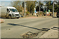 A structural failure in the road surface on the B3233 at Fremington