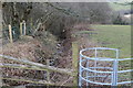 Stream and footpath near Wern Ganol