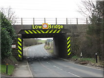 SE4015 : Railway bridge over Newstead Lane, Fitzwilliam by John Slater