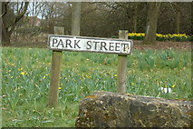 TQ3508 : Park Street sign by Geographer