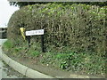 Sign at Castle Road (Richards Castle)