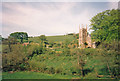 Thrushelton: view towards the church