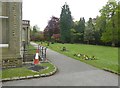 Formal garden at Denzell House