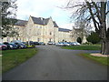 The central entrance to Fairfield Hall