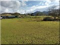 Fields and barns by Braich-y-fedw farm