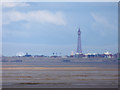 SD3036 : Blackpool Tower seen from Southport Pier by Stephen Craven