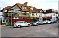 Cliff Road cars and houses, Paignton