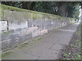 Stone wall in Arrowe Park Road, Woodchurch