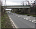 West side of Bristol Road railway bridge, Stonehouse