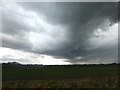 SE6028 : Rain clouds above Burn (Selby) Airfield by Graham Hogg