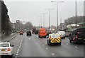 A13, eastbound