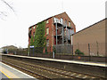 Industrial building next to Dunmurry train station