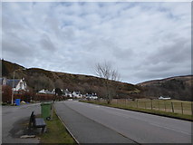NG3964 : Bench on the A87 in Uig by Basher Eyre