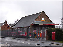 SE4843 : Royal Mail depot, Westfield Crescent, Tadcaster by Stephen Craven