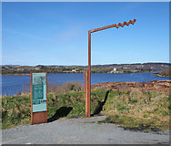 C0931 : Wild Atlantic Way sign, Doe Castle View by Rossographer