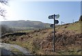 SN6698 : Wales Coast Path signpost by Eirian Evans