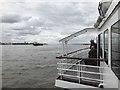 SJ3290 : Ferry on the Mersey by Jonathan Hutchins