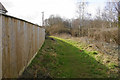 Path round the edge of Ufford