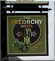 The Treorchy Hotel name sign, Treorchy