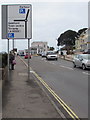 Directions sign alongside Sands Road, Paignton