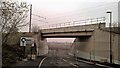 Western link road to Northern Spire bridge and the A1231