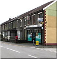 Emptying an Ynyswen Road pillarbox, Ynyswen