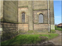 SJ8989 : South west corner of St Thomas' church, Stockport by John S Turner