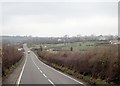 An unusually straight stretch of the B8 between Hilltown and the Lower Leod Quarry