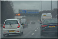 SU4712 : Borough of Eastleigh : M27 Motorway by Lewis Clarke