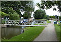 Footbridge across the canal at Crossflatts