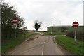 One way junction of Heath Lane and High Dike, Barkston Heath