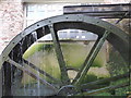 SX8963 : Cockington Mill - waterwheel by Chris Allen