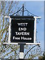 West End Tavern sign