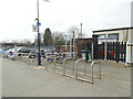 SE6132 : Selby station - cycle racks by Stephen Craven