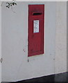 SS9843 : King George V postbox in a Mill Lane wall, Dunster by Jaggery