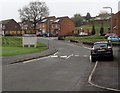 Speed bump across Llandegfedd Way, New Inn